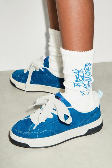 3-PACK OF GRAFFITI TEXT SOCKS - Multicoloured by Zara
