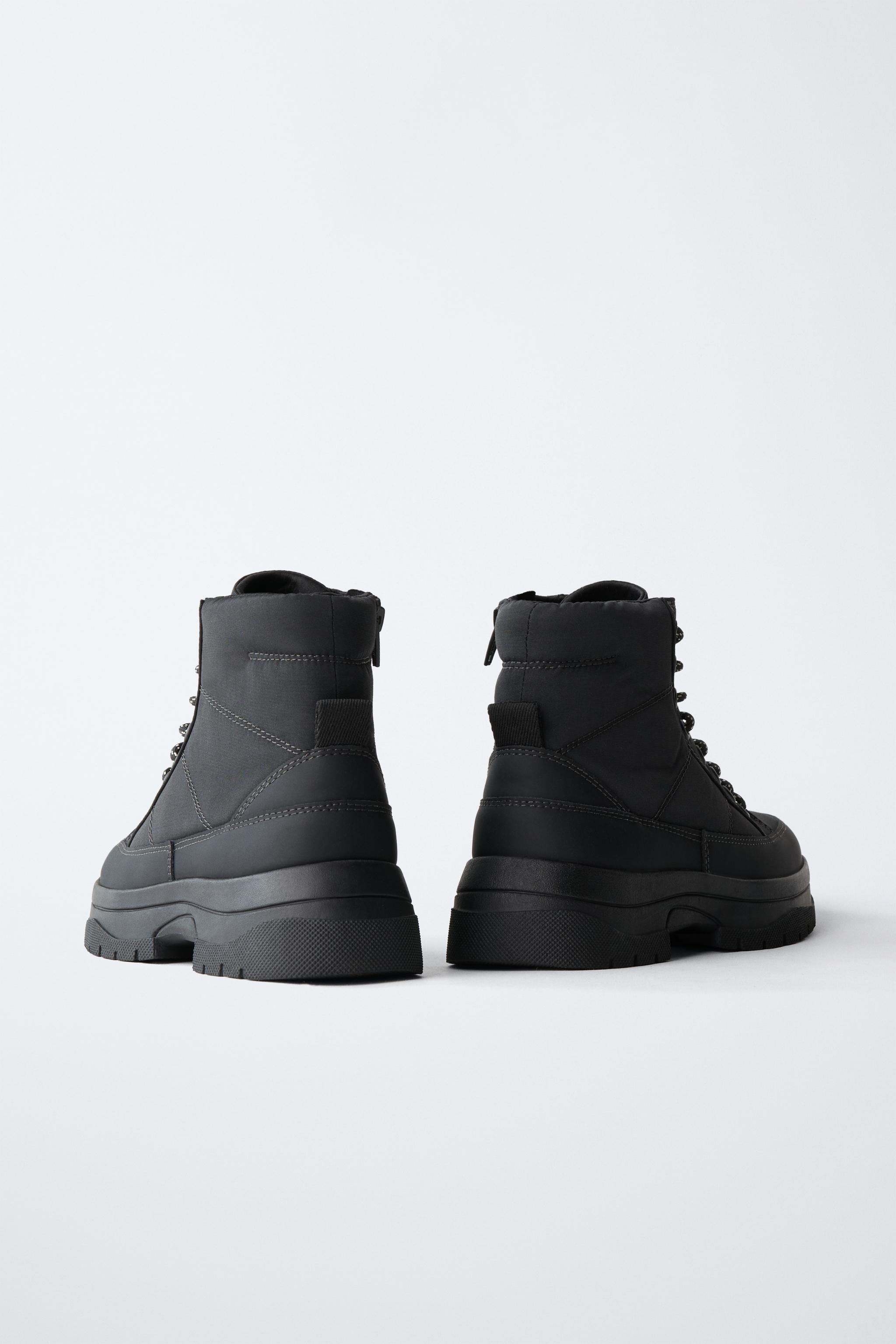 Детские ботинки Zara QUILTED ATHLETIC BOOTIES — фото 6
