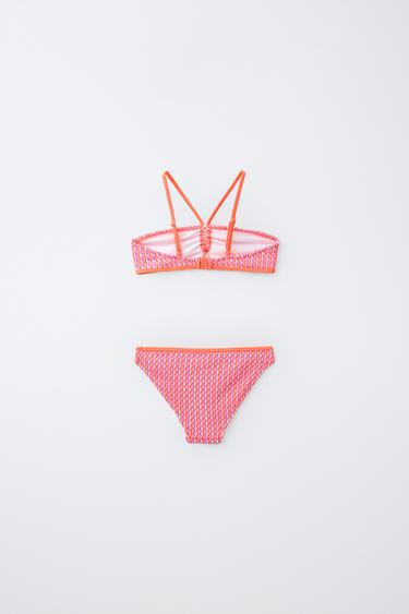6-14 ANS/ BIKINI TEXTURÉ - Rose fluo de Zara - Image 1