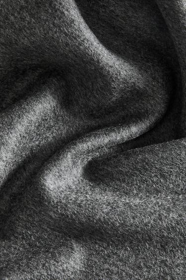 CASHMERE AND WOOL THROW - Grey by Zara - Image 3