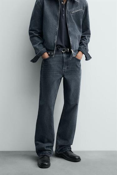 JEANS FLARE FIT LIMITED EDITION - Azul noche de Zara