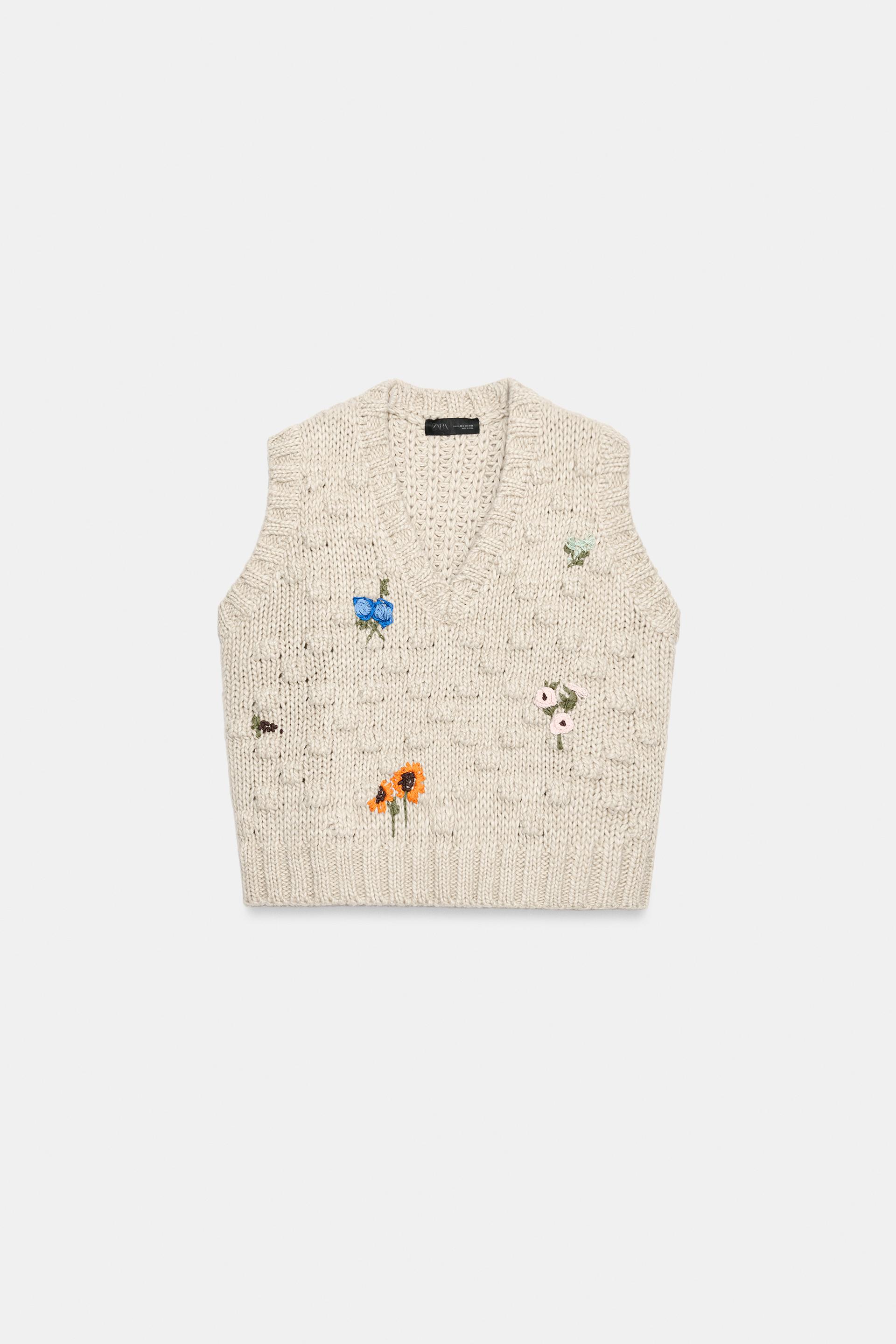STRUCTURED OVERSIZED KNIT VEST thumbnail 7
