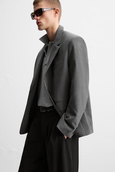 BLAZER DE COSTUME LIMITED EDITION - Gris de Zara - Image 5