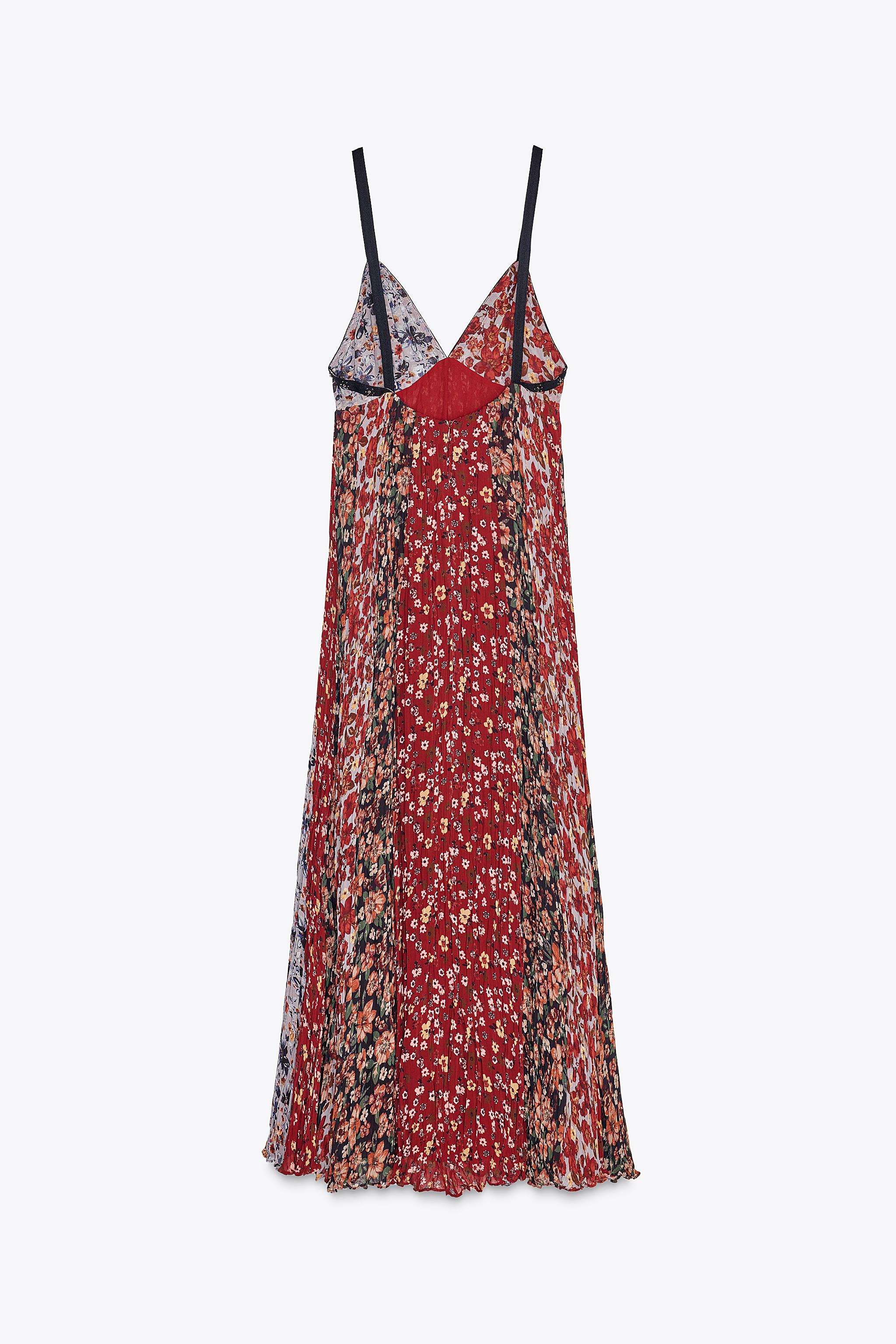 ruページ FLORAL PRINT DRESS ZW COLLECTION - Multicolored | ZARA