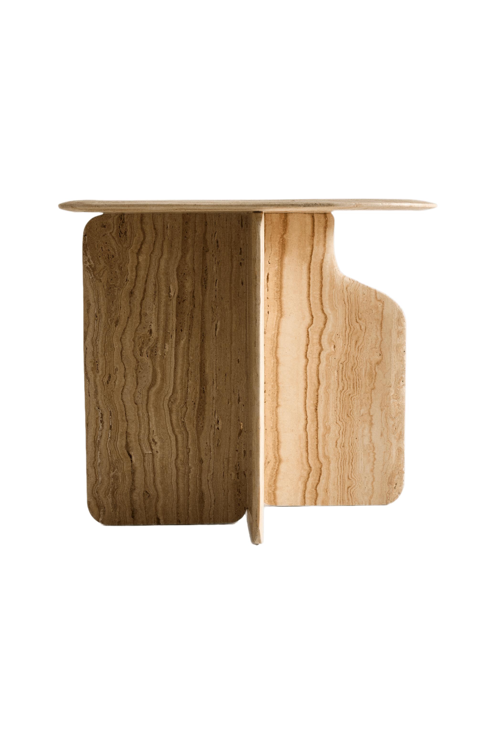 トラバーチン サイドテーブル - エクリュ | ZARA Japan / 日本