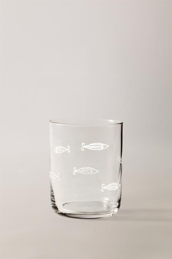 VERRE EN VERRE POISSON - Blanc de Zara - Image 4