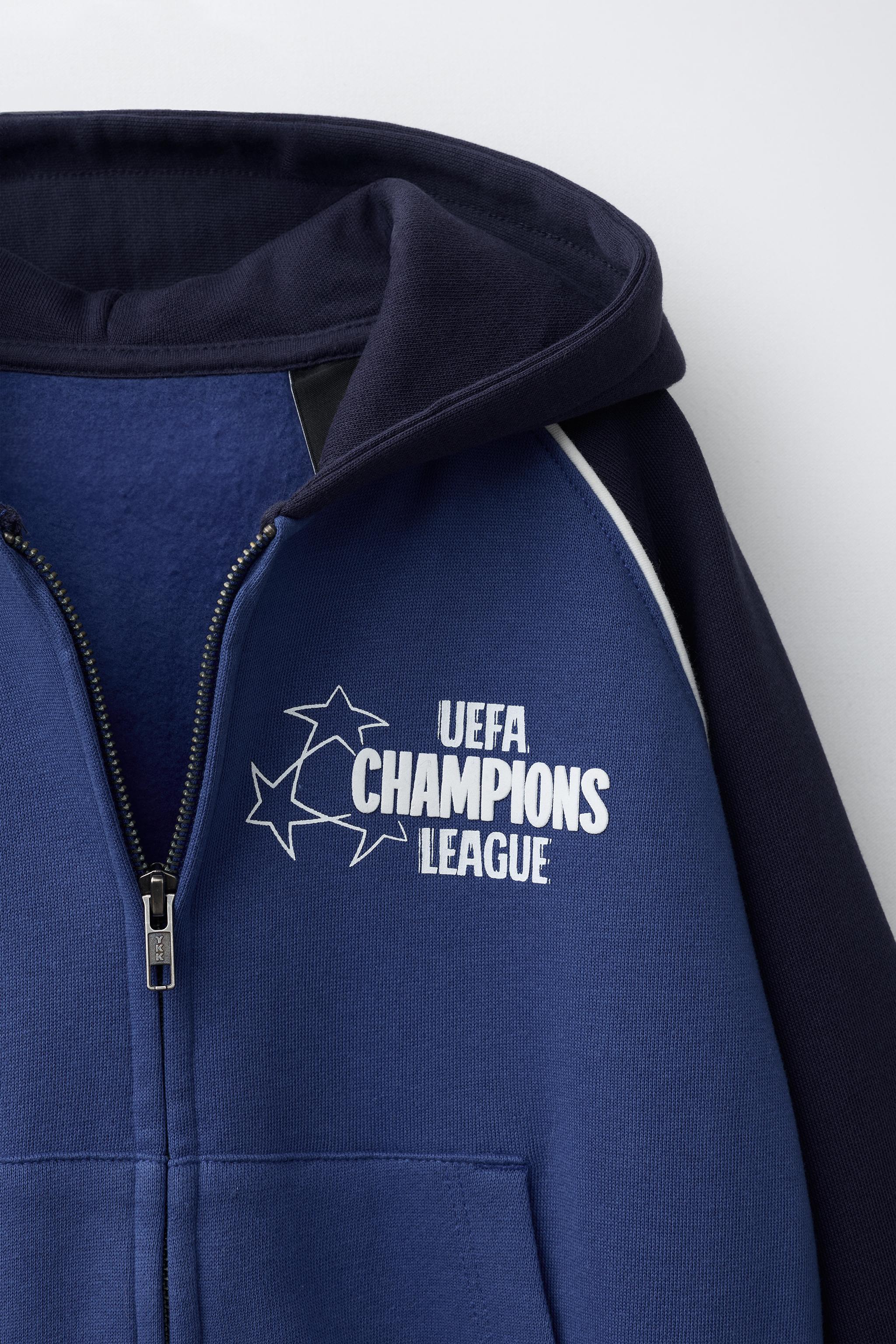 UEFA CHAMPIONS LEAGUE ® HOODIE JACKET - Blue | ZARA Iraq