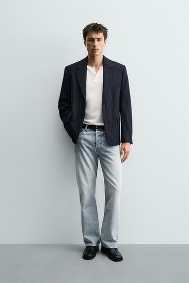 JEANS STRAIGHT BOOTCUT FIT - Azul claro de Zara - Imagen 0