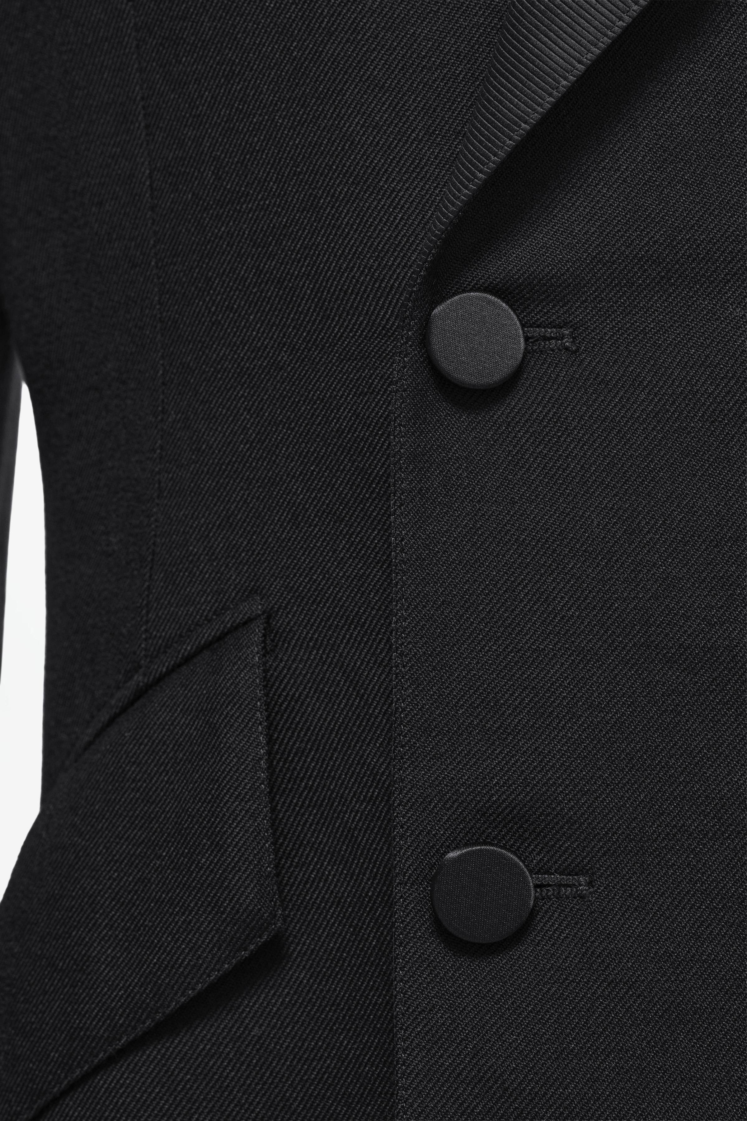 LIMITED EDITION 100% WOOL TUXEDO BLAZER