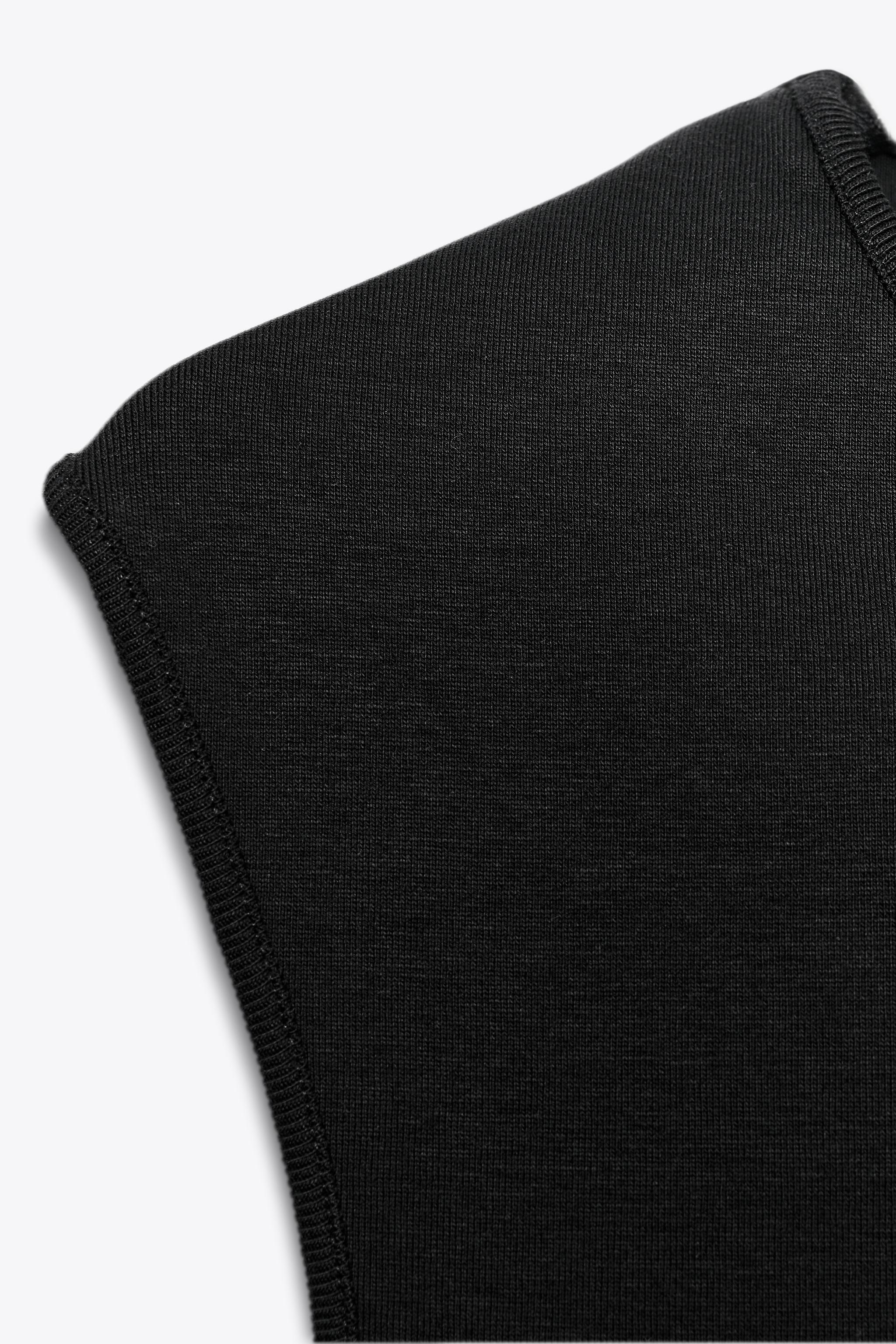 STRETCH RIB T-SHIRT