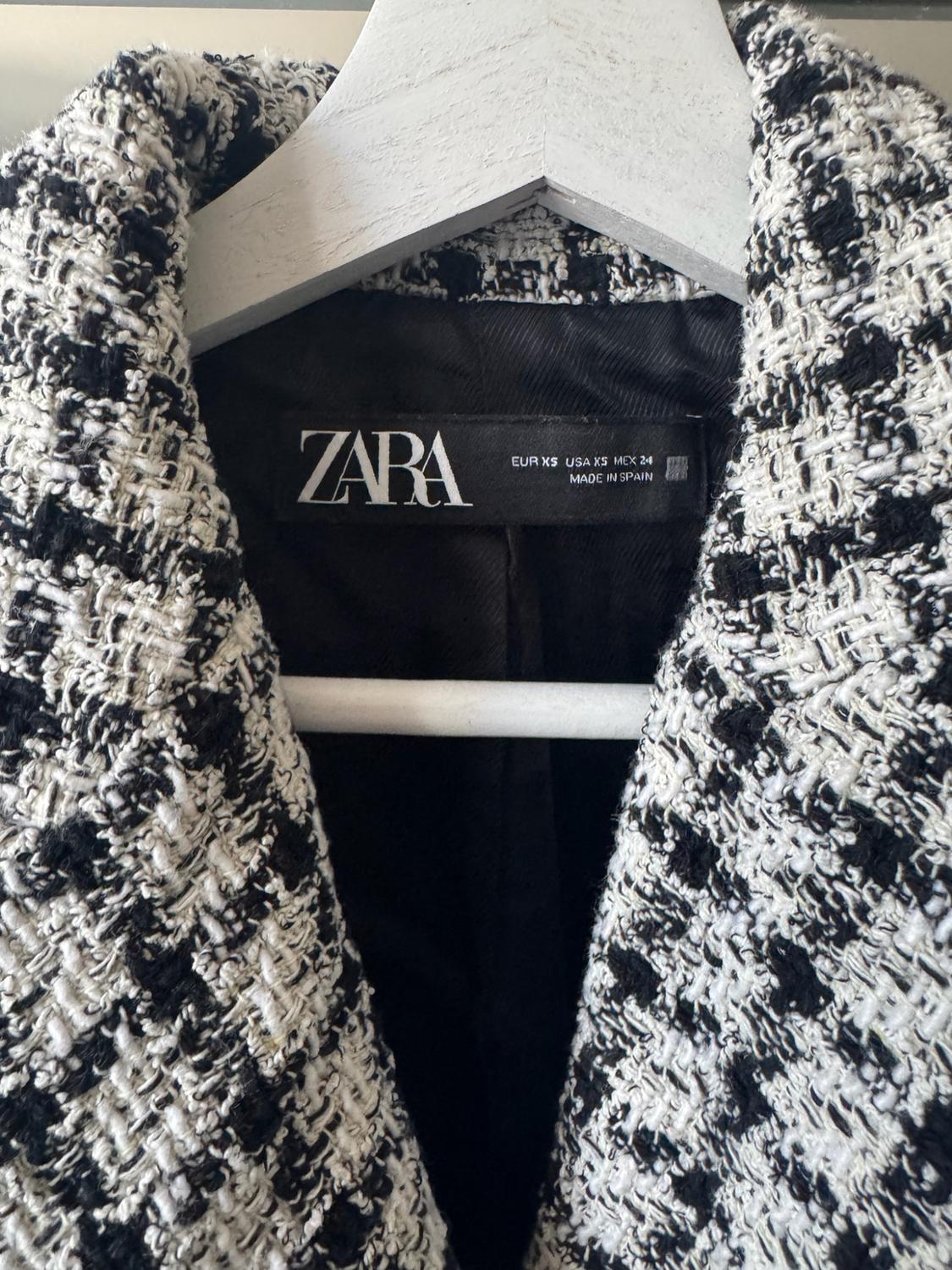 TEXTURED CHECK BLAZER - Image 2