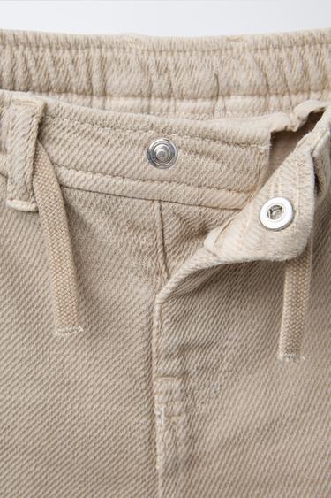 STANDARD SOFT TOUCH BERMUDA SHORTS - Ecru by Zara - Image 2