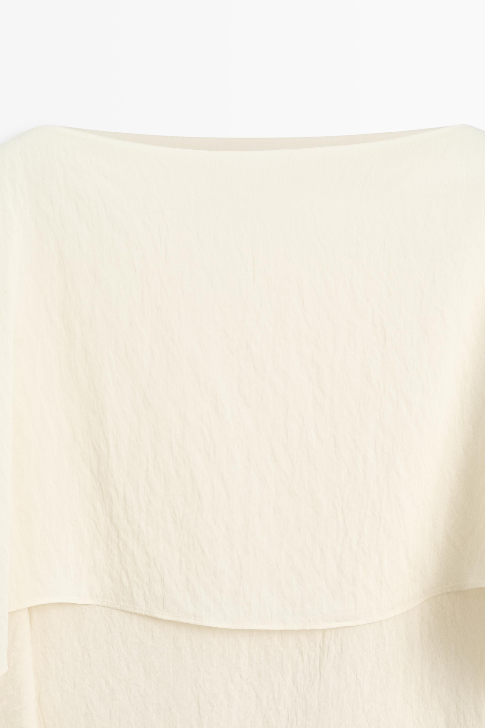 Blouse fluide style cape