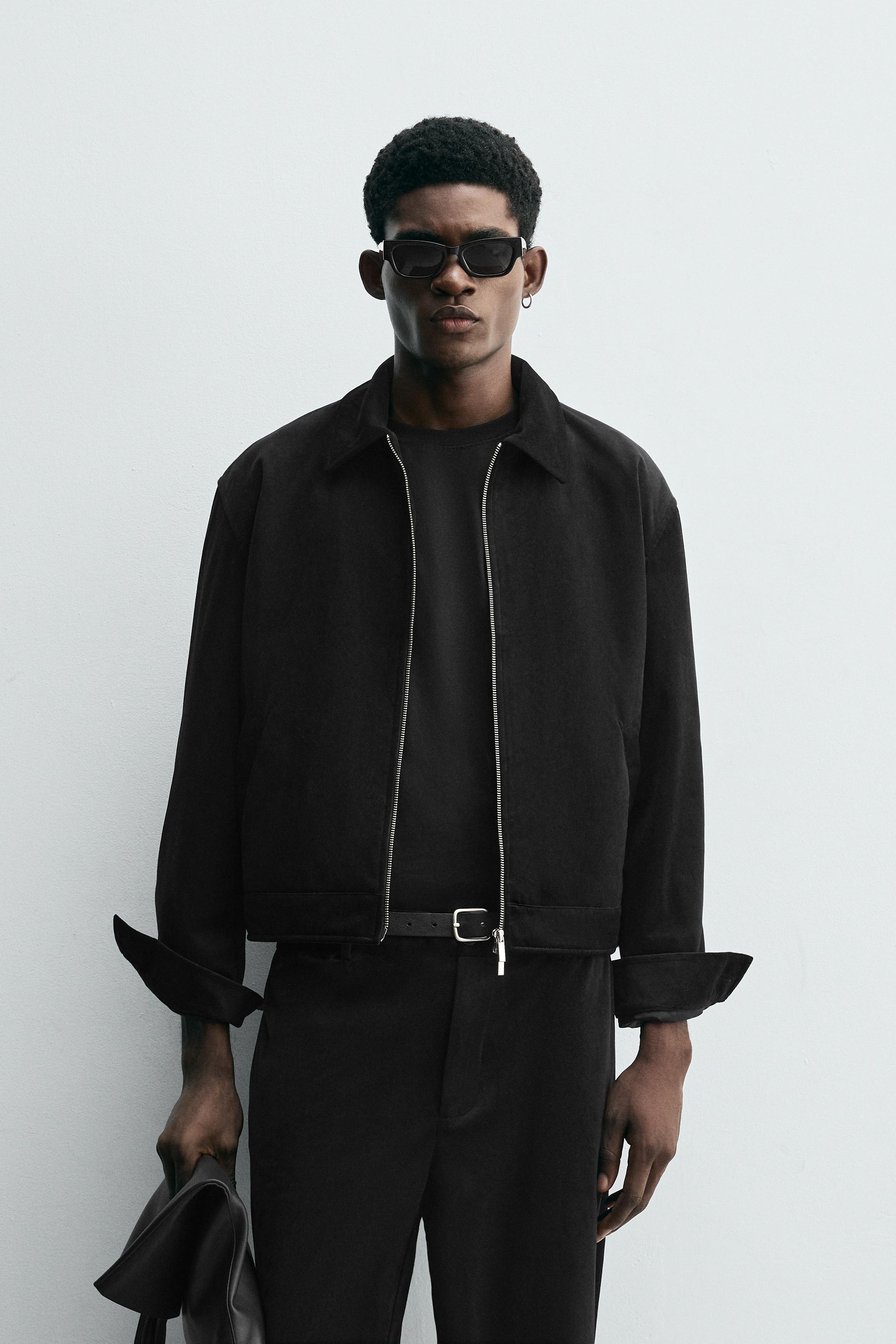 TEXTURED VELVET OVERSHIRT