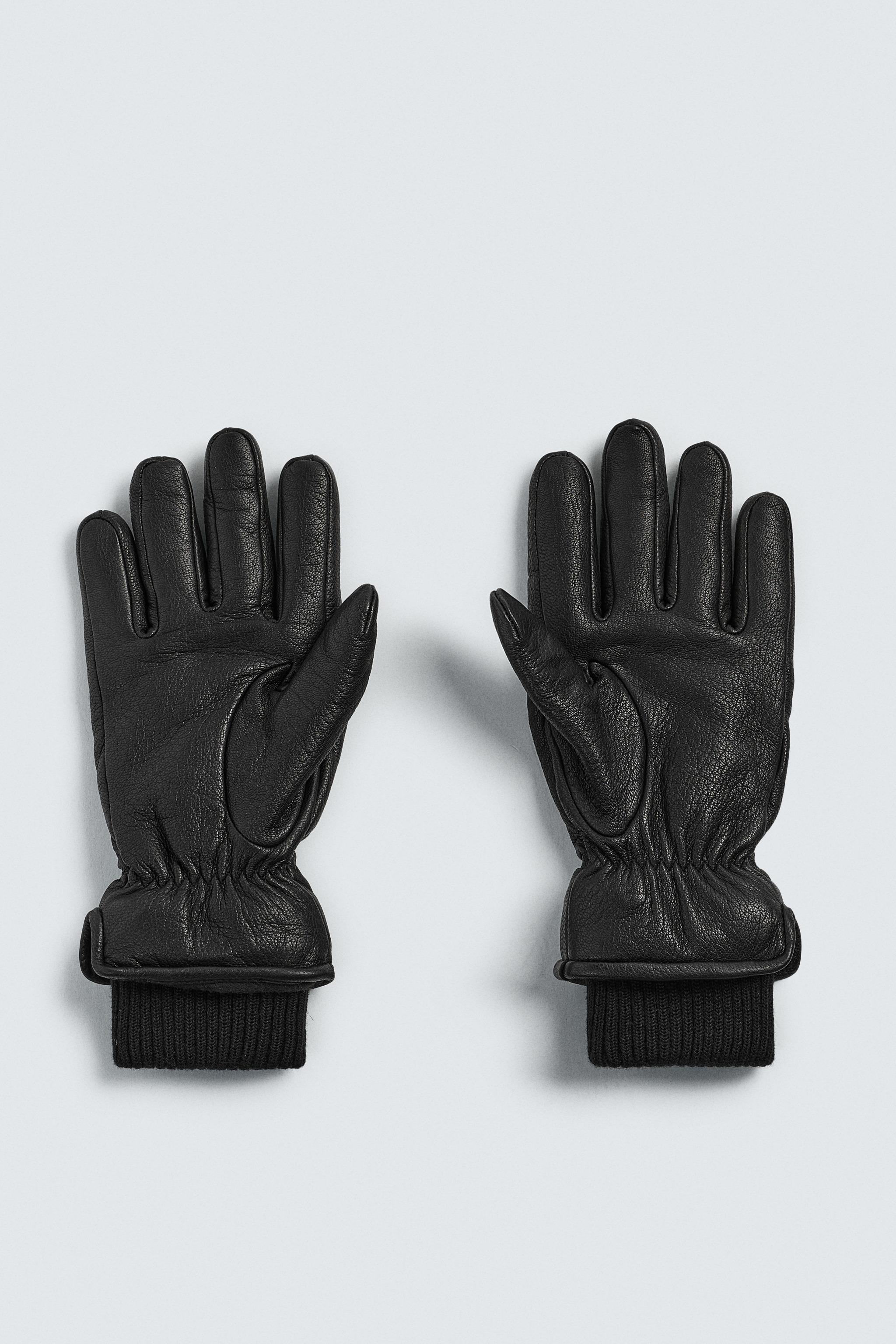 COMBINATION LEATHER GLOVES