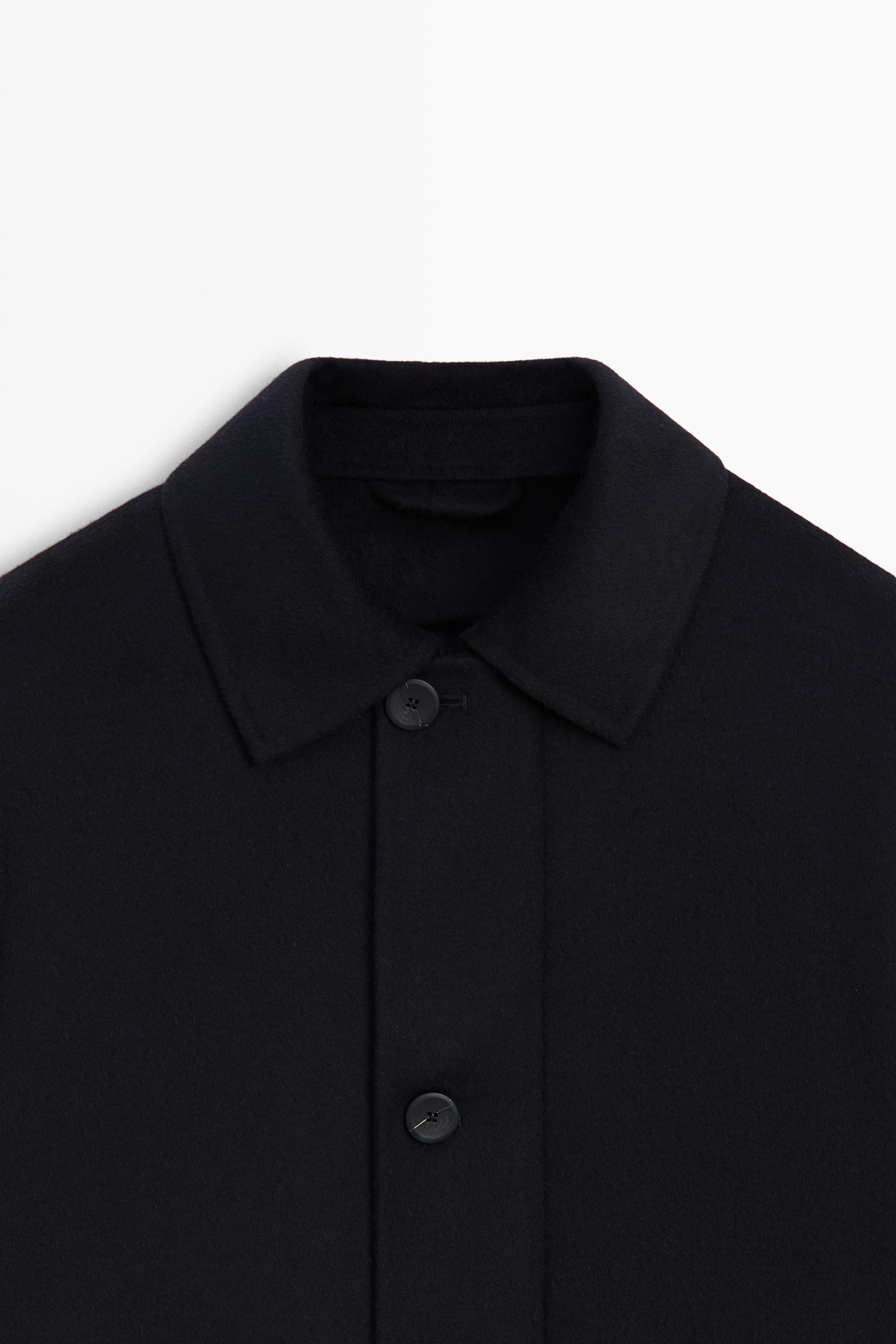 Manteau court avec détail gilet amovible