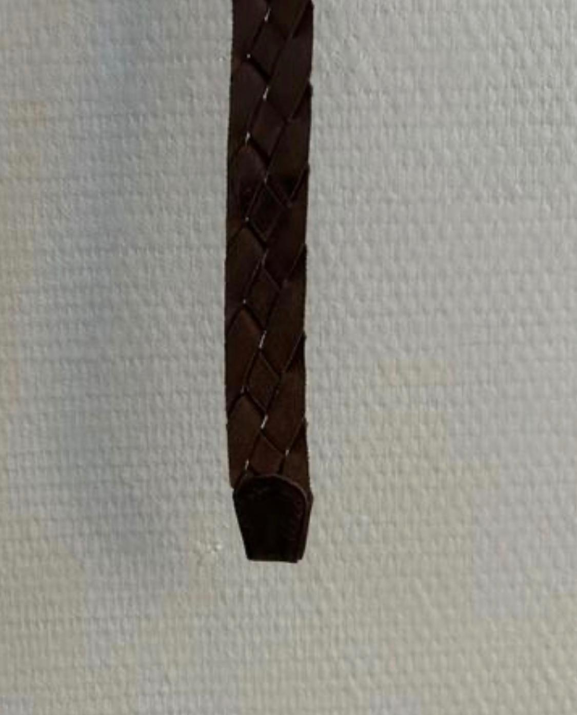 PLAITED LEATHER BELT - Image 6