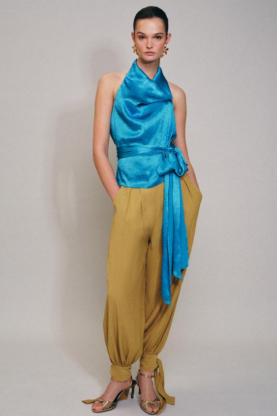 BOW BALLOON PANTS from Zara - $49.90