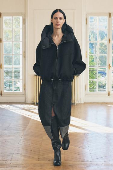 Zara COLLECTION WOOL BLEND JACKET ZW COLLECTION - Black - Image 0