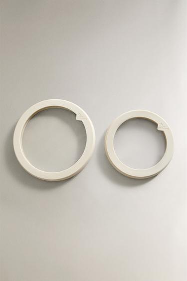 CONJUNTO TAMPAS SILICONE E VIDRO (CONJUNTO DE 2) - Creme da Zara