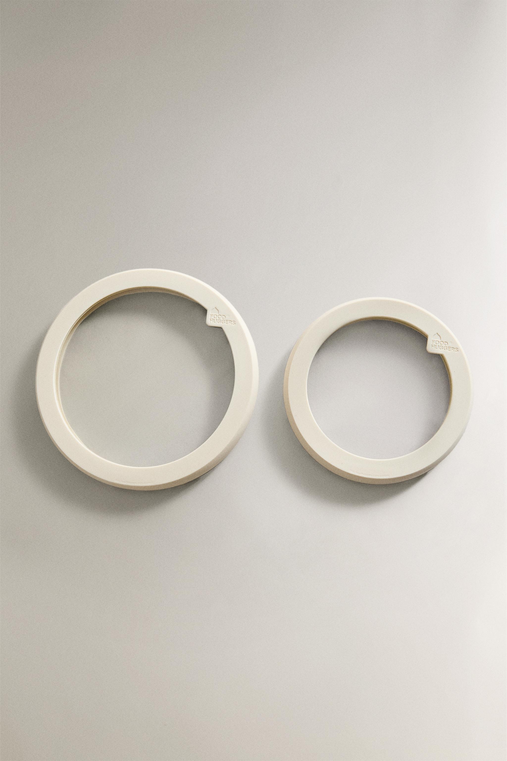 SILICONE AND GLASS LID SET (SET OF 2)