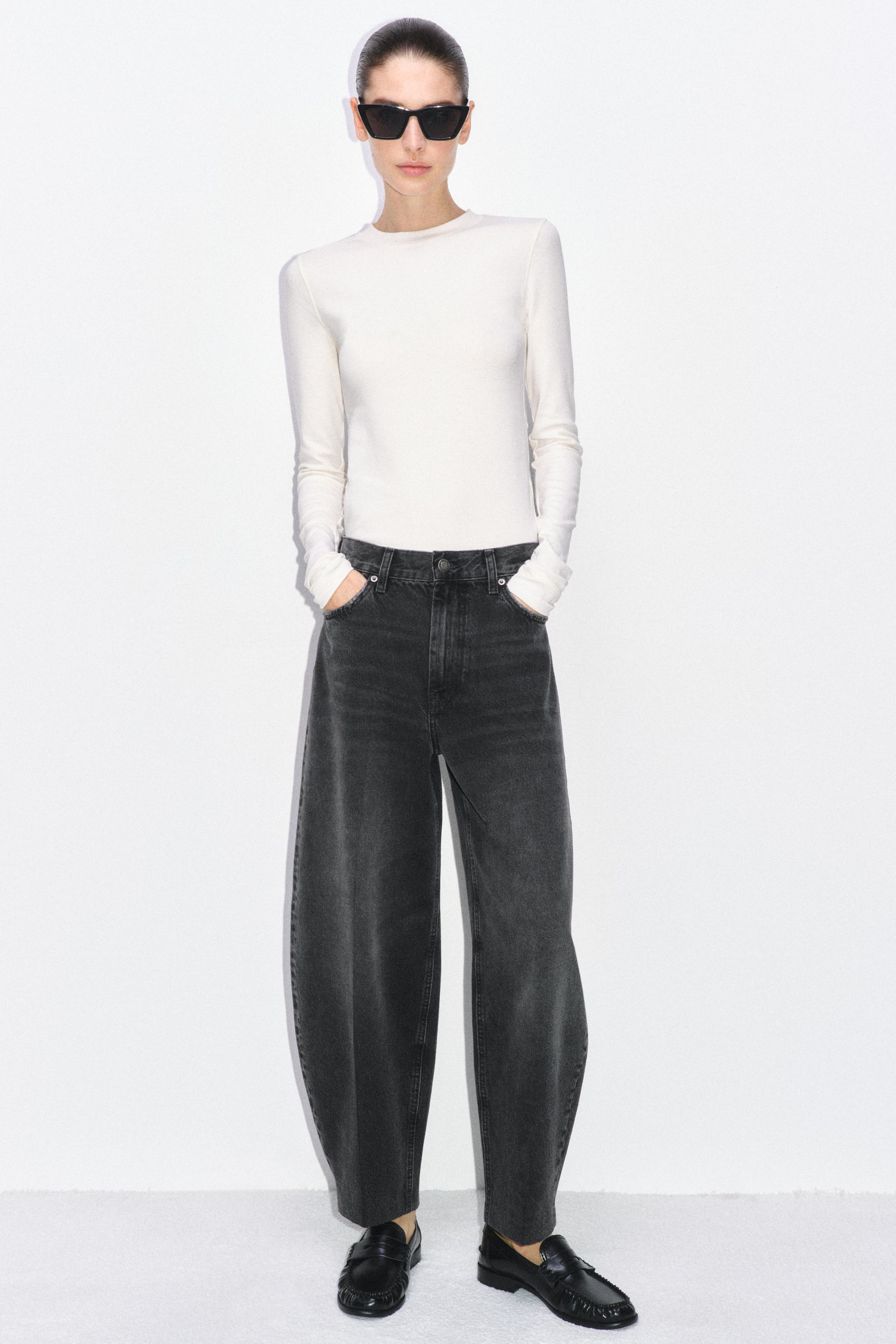 ZW COLLECTION HIGH-WAIST BARREL JEANS