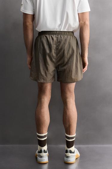 SHORT 2 EN 1 TRAINING - Marron de Zara - Image 2