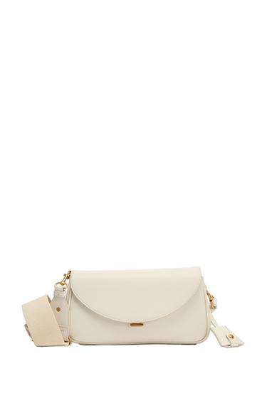 BOLSO ALARGADO BANDOLERA - Crudo de Zara