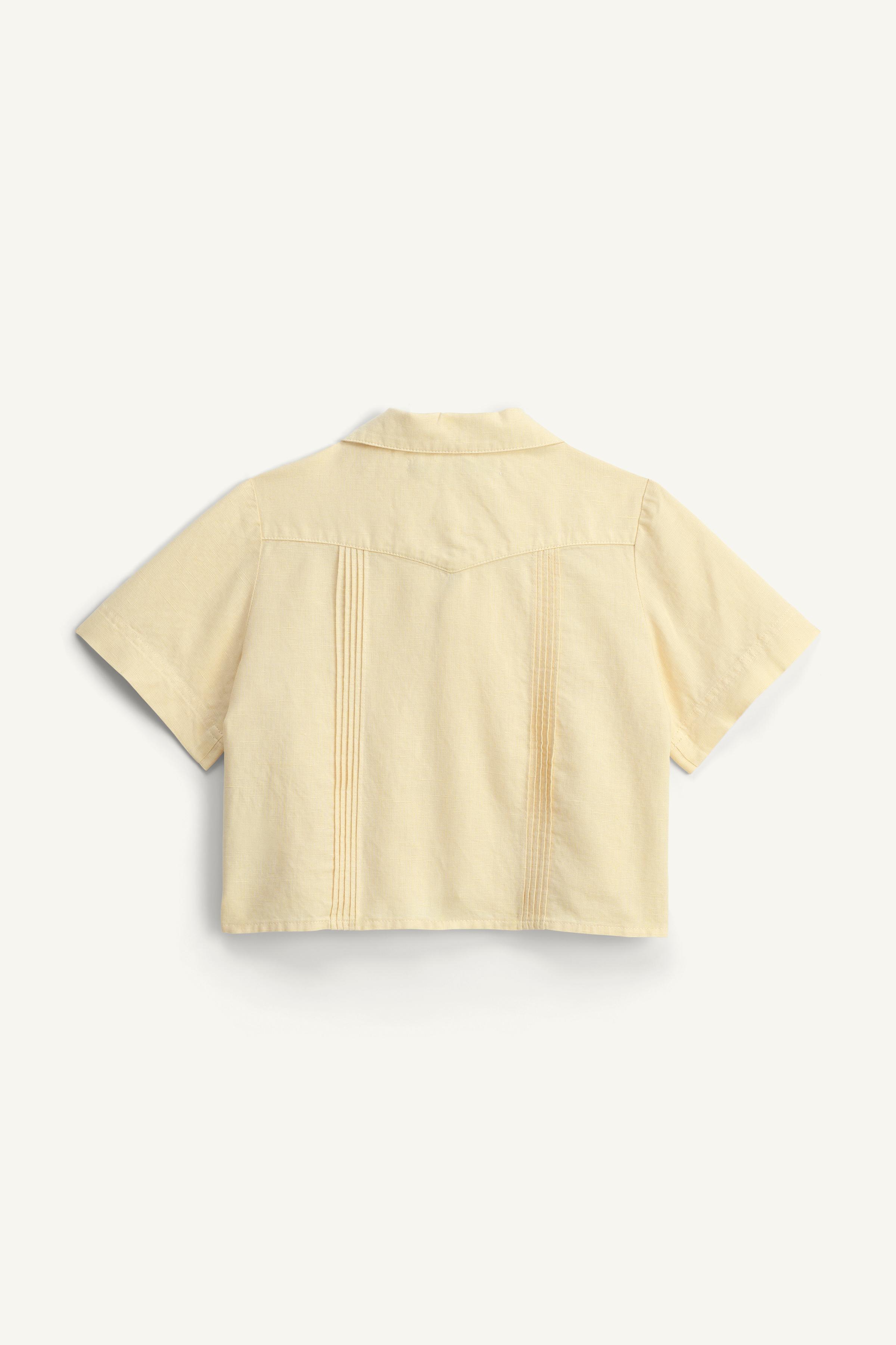 CHEMISE EN COTON ET LIN ÉDITION LIMITÉE