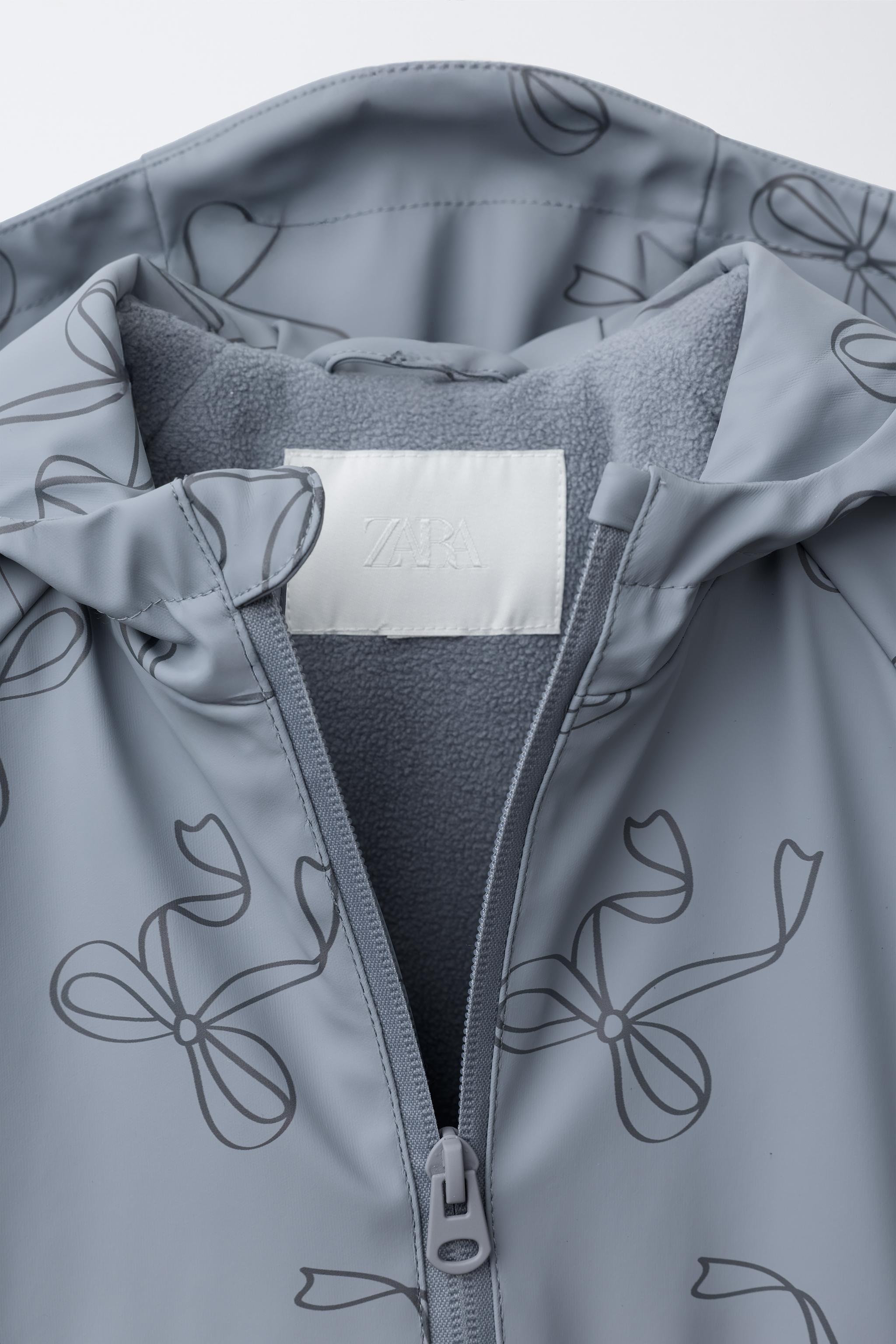 Rain*☂︎*̣̩⋆̩様♡専用 WATER RESISTANT PRINTED RUBBERIZED FLEECE LINED RAINCOAT