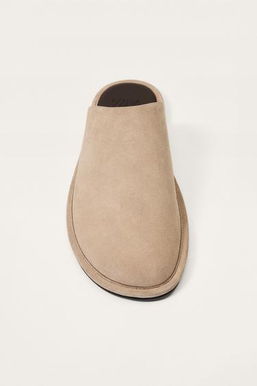 SABOTS EN CUIR ÉDITION LIMITÉE - Marron de Zara - Image 4