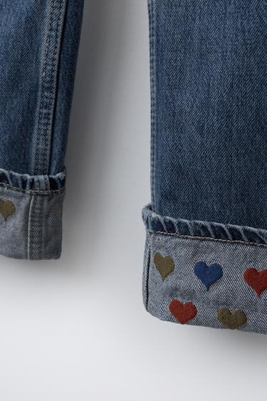 JEAN DROIT CŒURS - Bleu de Zara - Image 3