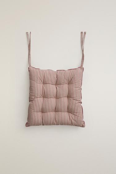 GESTREIFTES SITZKISSEN - Gestreift von Zara - Bild 0