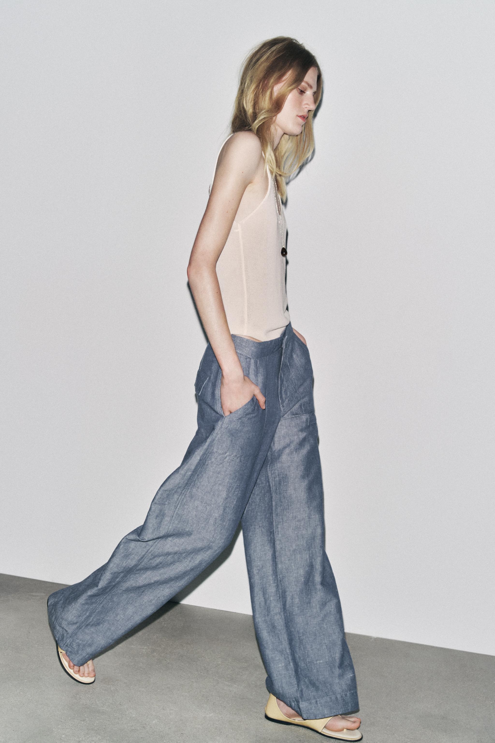 Wave Linen Full Pants – La Garçonne