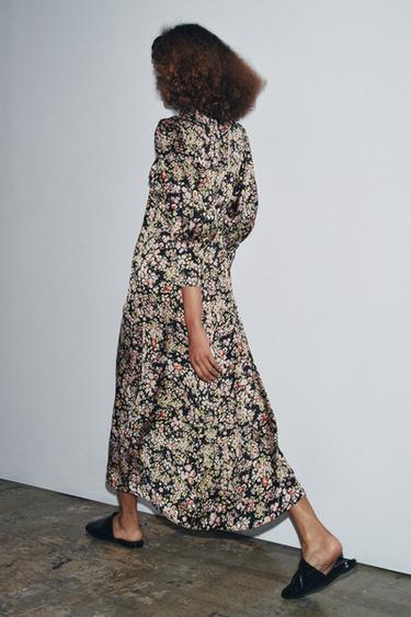 ZW COLLECTION FLORAL MIDI DRESS - Multicoloured by Zara - Image 2