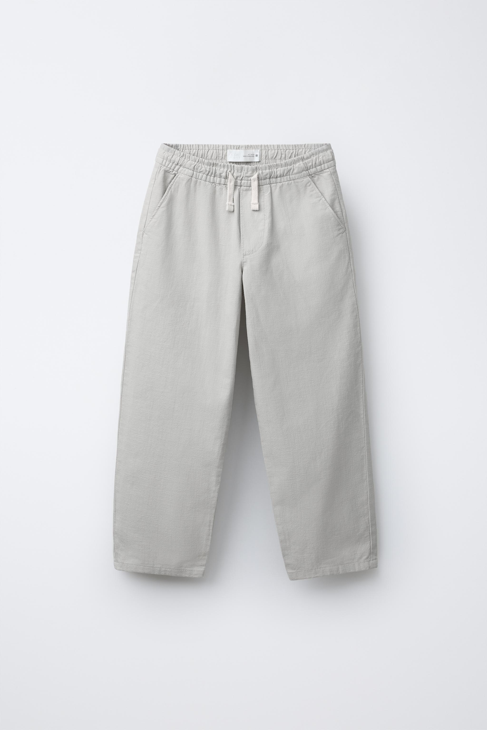 【ZARA】ゴムウエストコットンパンツ 8372/049/505 ZARA】ゴムウエストコットンパンツ 8372/049/505 (ZARA/パンツ