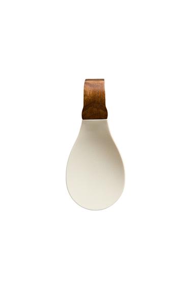 Zara SILICONE SPOON REST - Cream