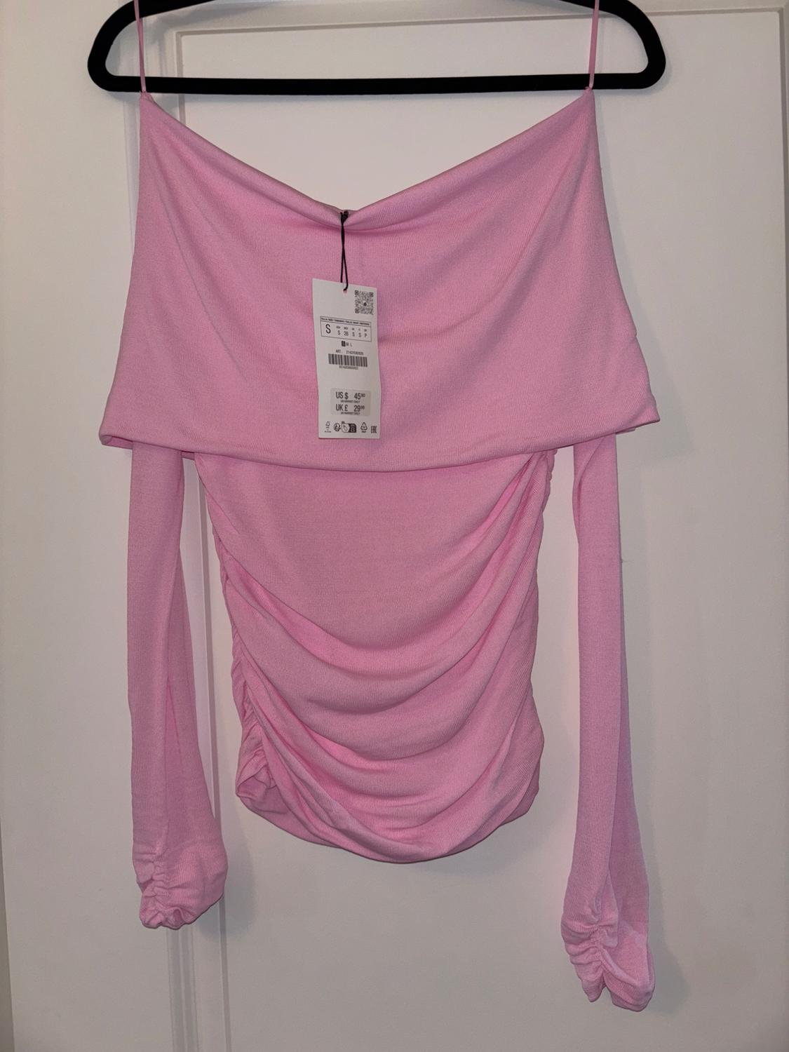 TOP DRAPEADO PUNTO OFF SHOULDER - Image 2