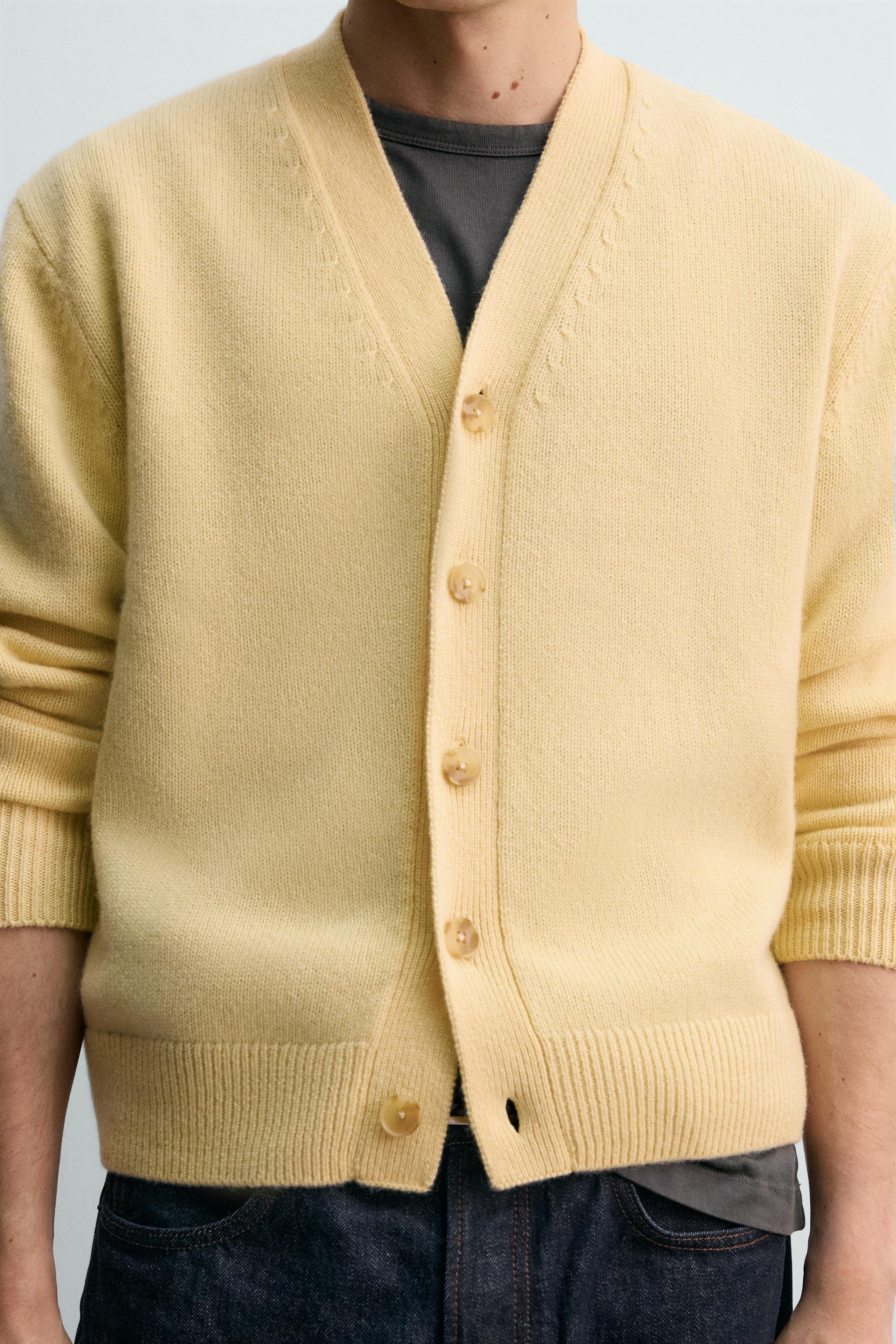 CARDIGAN 100 % CACHEMIRE AARON LEVINE X ZARA