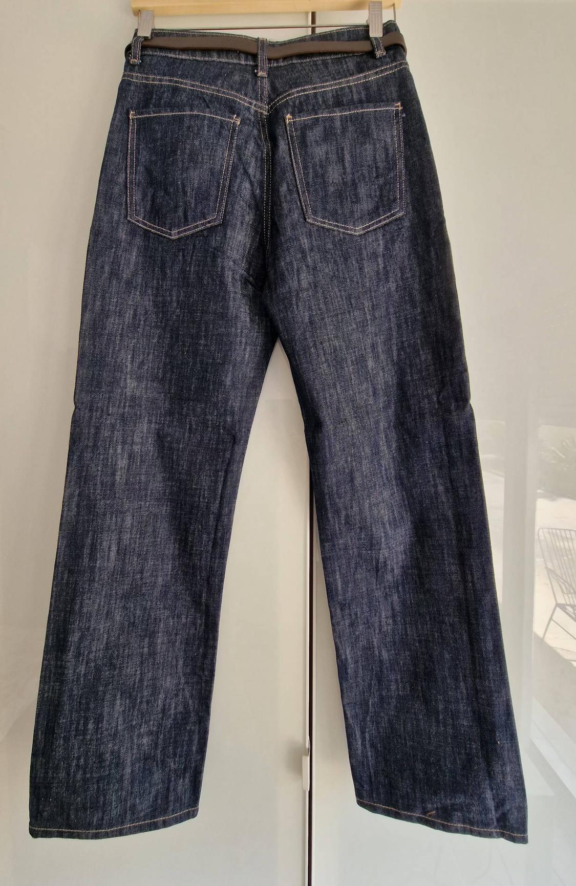 Z1975 HIGH-WAIST STRAIGHT SLIM FIT BELTED JEANS - Image 2