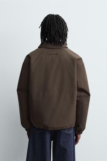 TECHNICAL QUILTED JACKET - Brown by Zara - Image 2