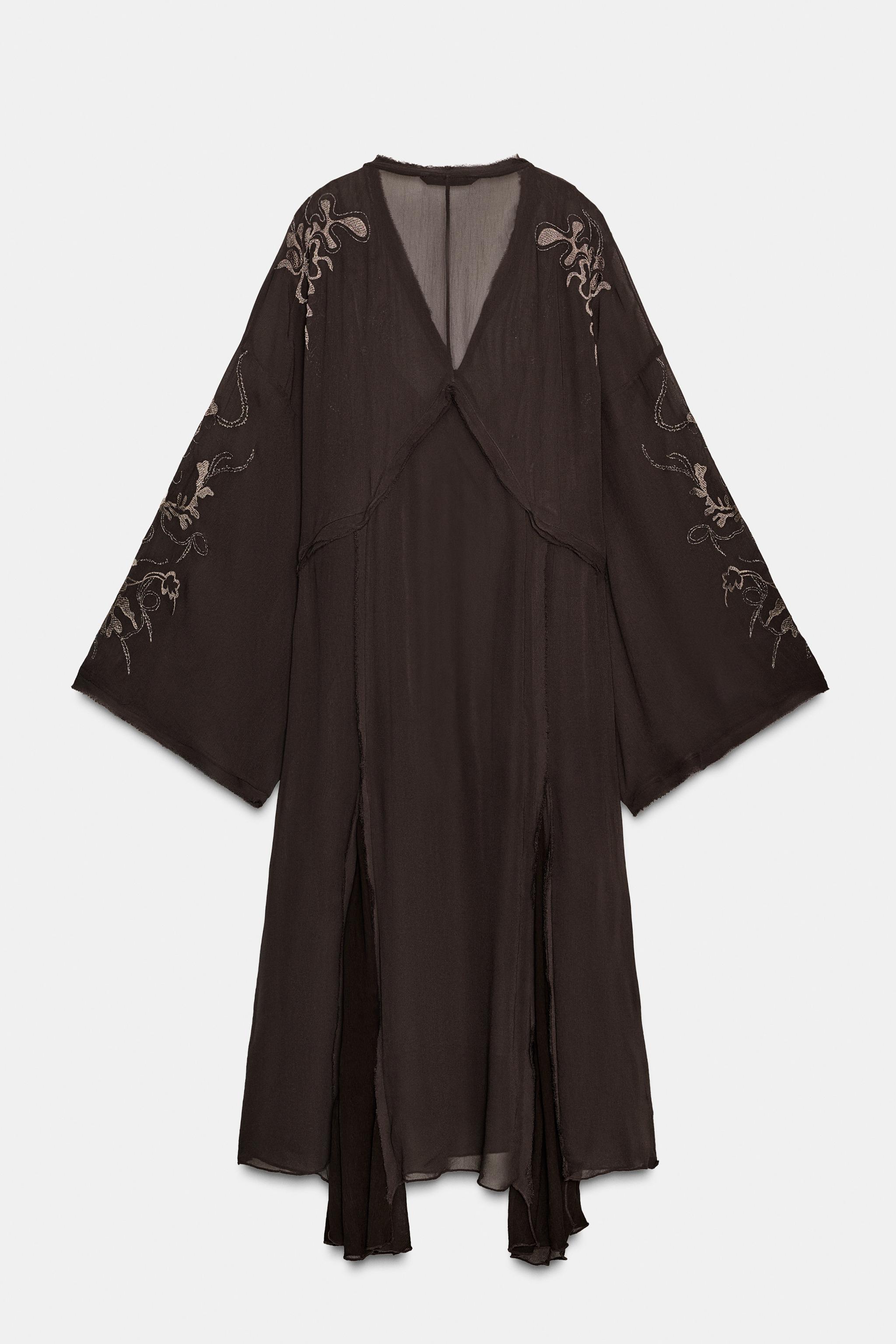 EMBROIDERED BEADED DRESS ZW COLLECTION LIMITED EDITION