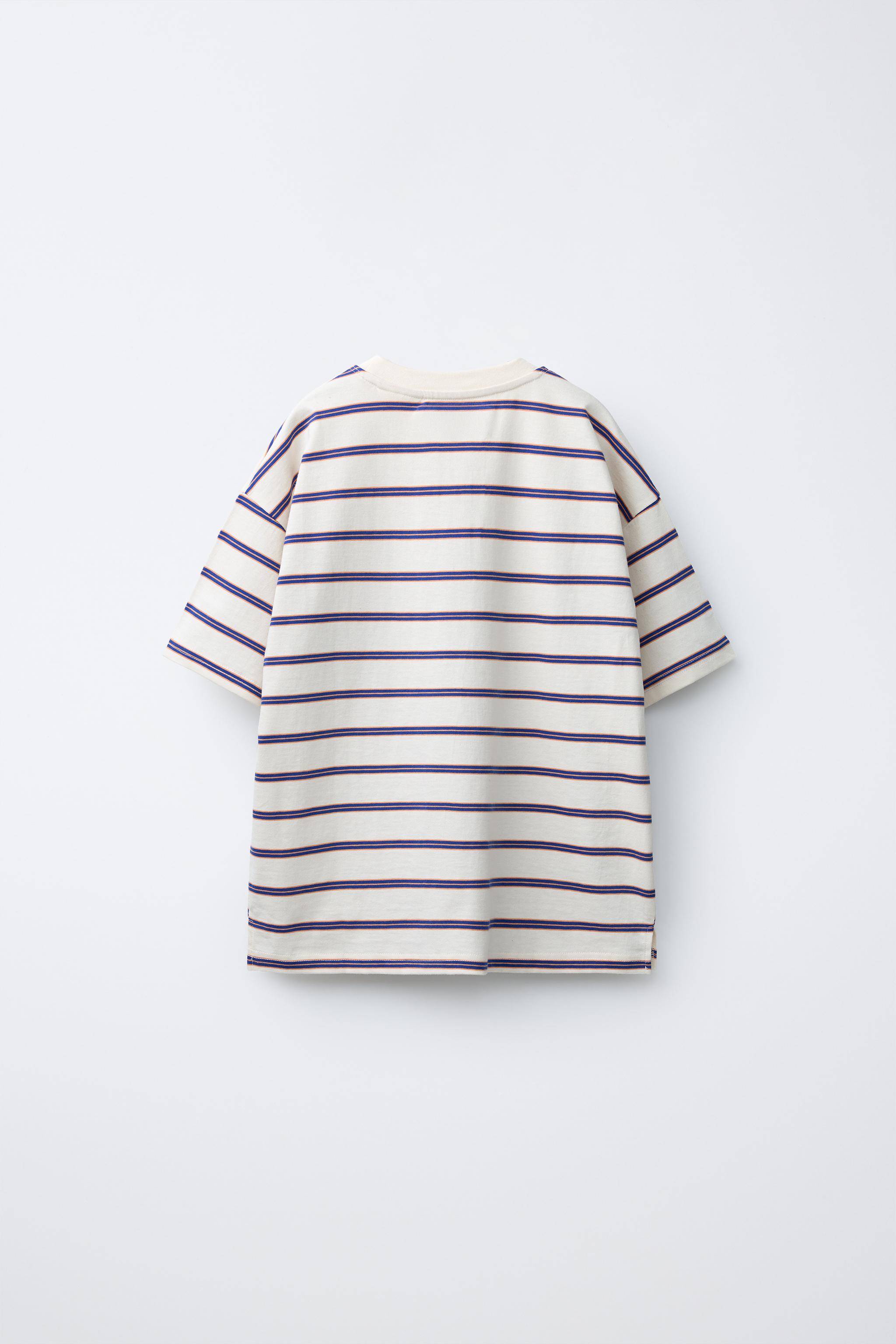 T-SHIRT RAYURES PUKAS SURF