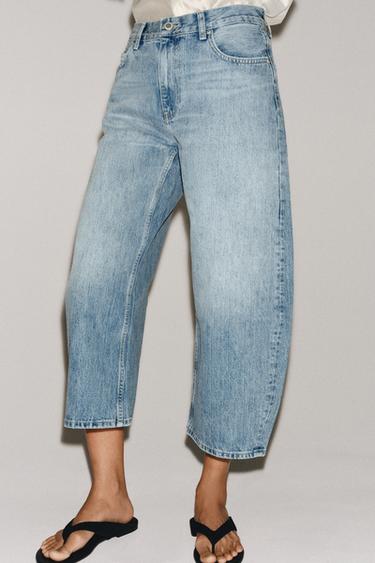 JEAN ZW COLLECTION BALLON TAILLE NORMALE - Bleu de Zara - Image 3