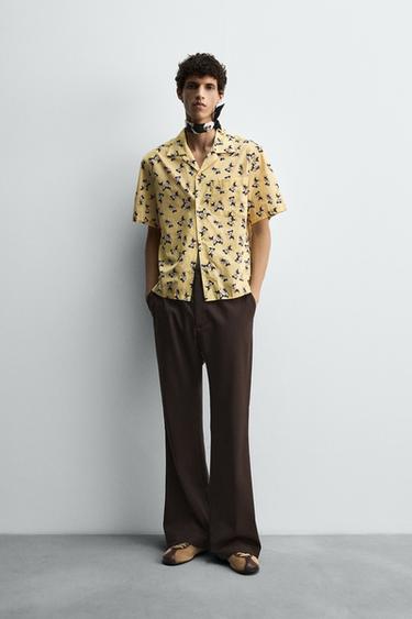 Zara HARRY LAMBERT FOR ZARA X DISNEY 喇叭褲 - 棕色