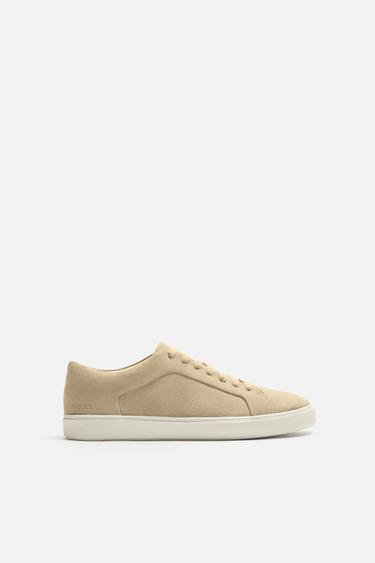 ZAPATILLA PIEL - Beige de Zara