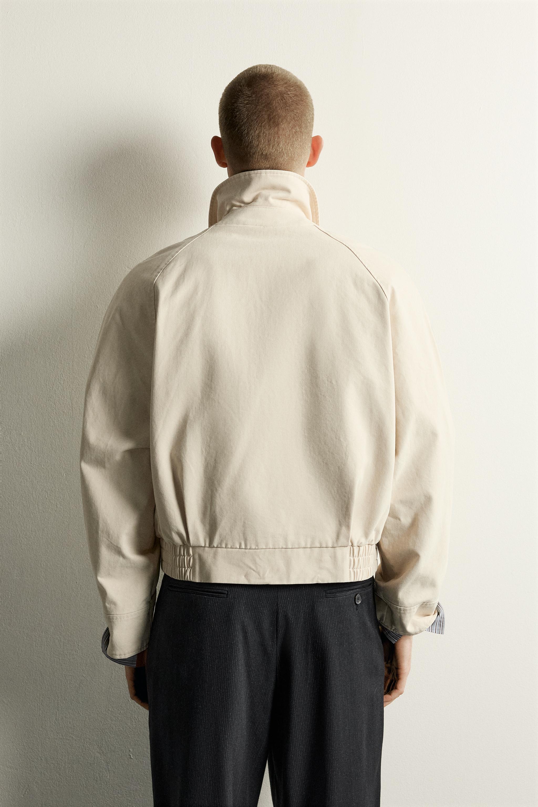 CROPPED COTTON OVERSHIRT