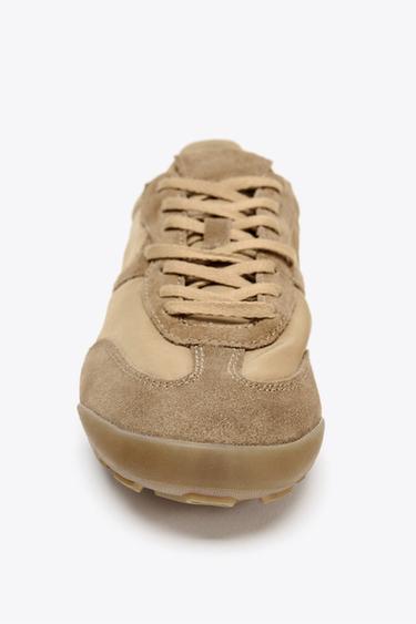 SOFT RUNNING TRAINERS - Brown by Zara - Image 4