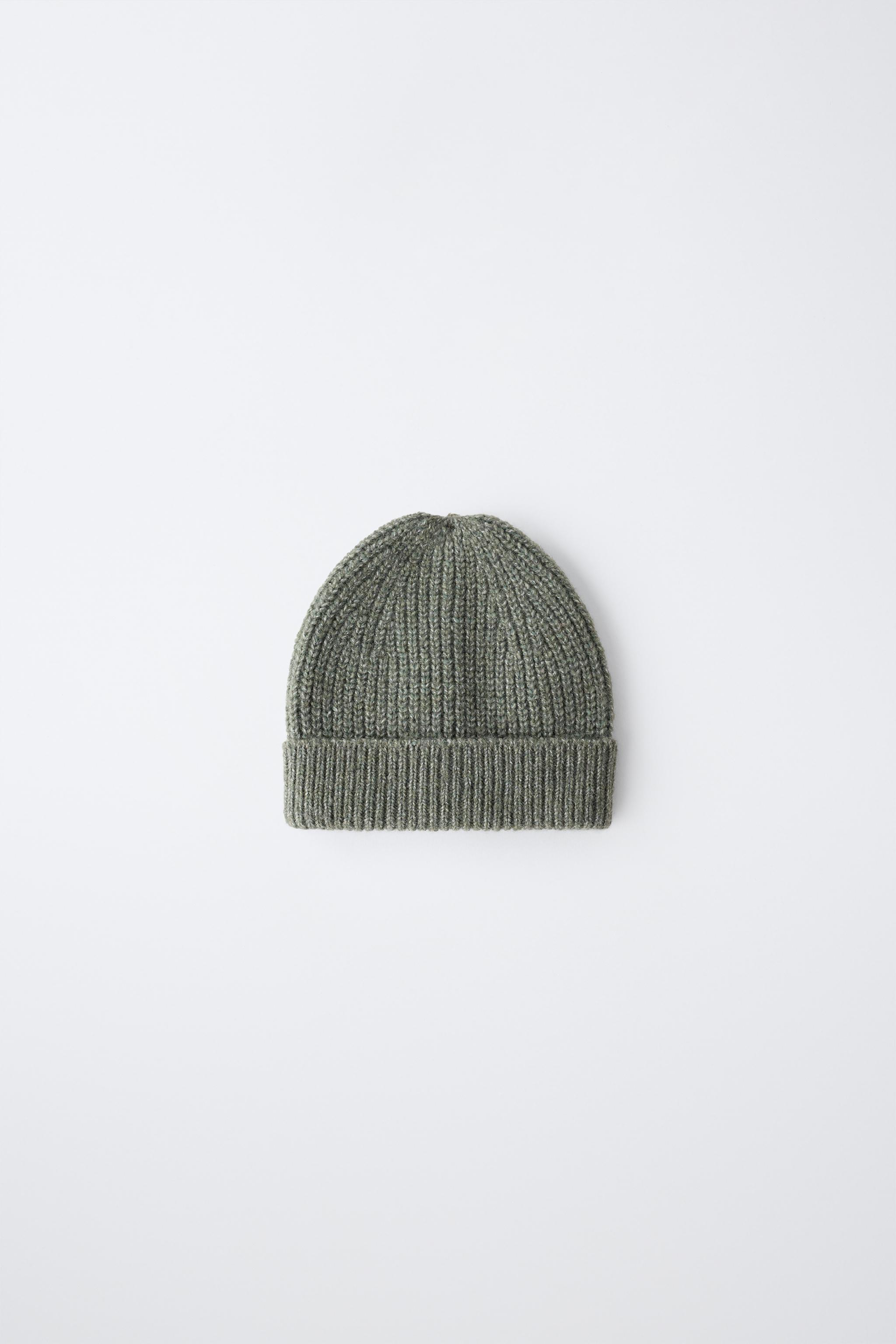 KNIT BEANIE HAT - Light beige | ZARA United States