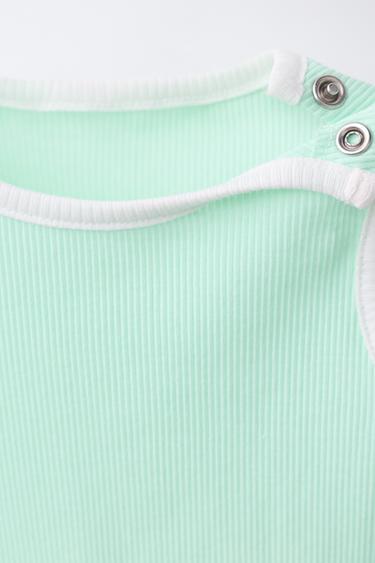 5-PACK OF STRIPED SLEEVELESS BODYSUITS - Multicoloured by Zara - Image 3